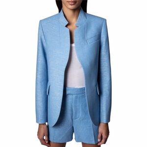 Zadig & Voltaire Blue Blazer Jacket